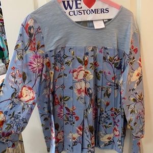 Spring summer top floral Lauren Conrad